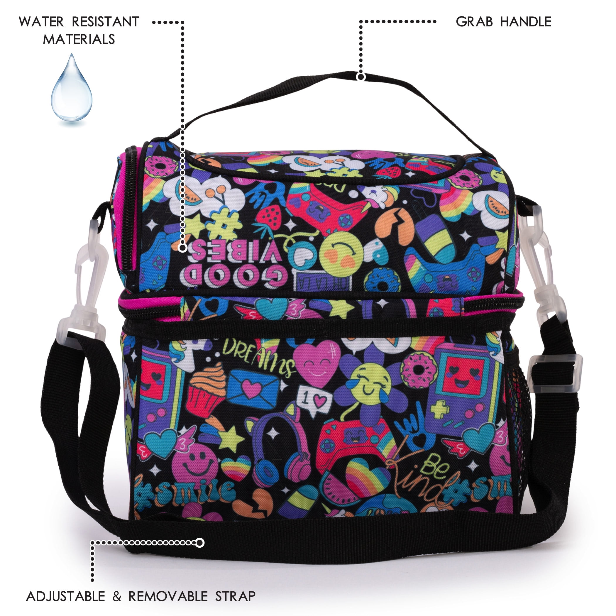 Insulated Dome Lunch Box for Kids, Insulated Lunch Bag for School