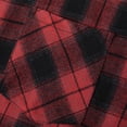 thumbnail image 5 of Yutgune Mens Plus Size Oversized Plaid Flannel Shirt Long Sleeve Loose Button Up Shirt, 5 of 8