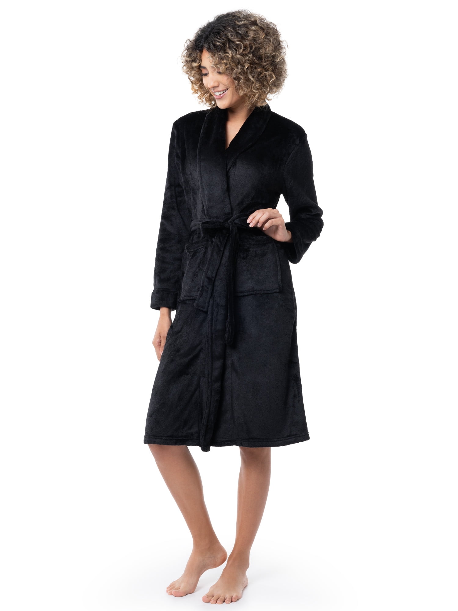 Fruit of the Loom Women's Beyond Soft Fleece Robe, Sizes XS/S-4X