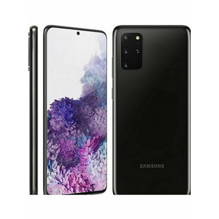 Pre-owned Samsung Galaxy S20+ Plus 5G G986U 128GB Cosmic Black Fully Unlocked Smartphone (Refurbished)