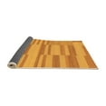 thumbnail image 2 of Ahgly Company Indoor Rectangle Abstract Orange Modern Area Rugs, 7' x 9', 2 of 4