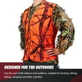 thumbnail image 7 of GUGULUZA Blaze Orange Hunting Zipper Closure, Outerwear Vests (Adult's), Size L, 7 of 7