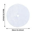 thumbnail image 6 of Christmas Tree Skirt 36/48/60 Inches White Christmas Tree Skirt Soft Fluffy Faux Fur Tree Skirt for Merry Christmas Party Supplies, 6 of 7