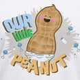 thumbnail image 3 of CafePress - LITTLE PEANUT Women's V Neck T Shirt - Womens Cotton V-Neck T-shirt, 3 of 4