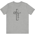 thumbnail image 4 of Christian Cross Jesus T-Shirt – Unisex Faith Tee | Religious Christian Apparel | Inspirational Jesus Shirt | Bible Tee, 4 of 27