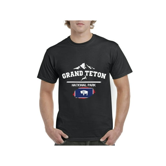 NIB - Men's T-Shirt Short Sleeve - Grand Teton National Park