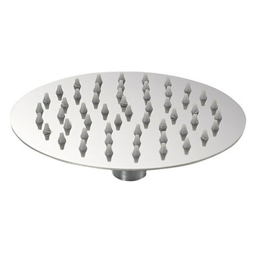 ifundom Stainless Steel Ultra-thin Waterfall Shower Heads Round High Pressure Rainfall Shower Rain Showerheads