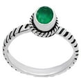 thumbnail image 5 of Natural Green Onyx 925 Sterling Silver Ring s.8 Jewelry DGR1134_F_8 R-1045, 5 of 7
