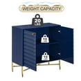 thumbnail image 5 of Clihome 2 Door Accent Cabinet, Blue Storage Cabinet Buffet Sideboard, 5 of 6