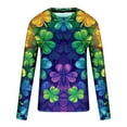thumbnail image 4 of Amzcrzy Sudadera Para Hombre, Moda Para Hombre, Estampado, Cuello Redondo, Camiseta Casual, Manga Larga, Camiseta Multicolor, S, 4 of 5