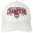 thumbnail image 2 of Men's Legacy Athletic  White UConn Huskies 2024 NCAA Men's Basketball National Champions Rempa Adjustable Hat, 2 of 4