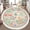 Color 3, variant on Washable Non Slip 3ft Round Rug, Cute Safari Animal Jungle Plants Pastel Colors Circle Area Rugs with Tassels Carpet for Nursery Bedroom Playroom Tent rug Tent Castle