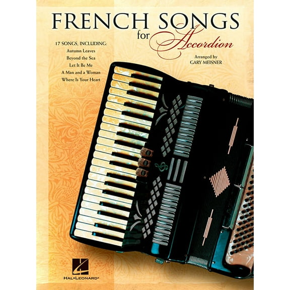 French Songs for Accordion, (Paperback)