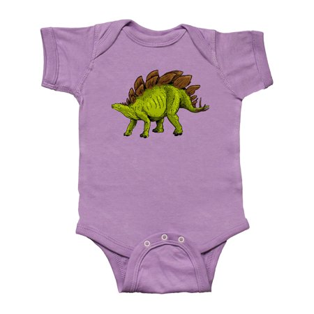 

Inktastic Smiling Stegosaurus Gift Baby Boy or Baby Girl Bodysuit