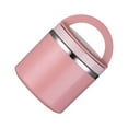 thumbnail image 2 of Inteprter Frasco para sopa, termo para comida, termo para comida caliente, termo para sopa, termo para comida, termo para comida caliente Mostrada rosa 630ML, 2 of 6