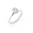 thumbnail image 3 of 2.00 Ct Excellent Oval Shaped Diamond Bridal Rings for Women Solid 14K White Gold, 3 of 6