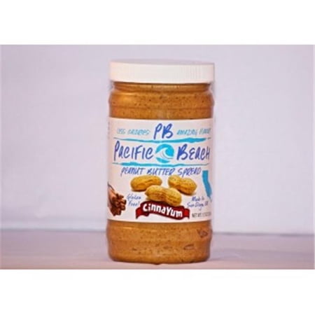Pacific Beach Peanut Butter 020444 Cinnayum Peanut Butter Spread - Case Of 6