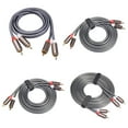 thumbnail image 4 of 5MM RCA Splitter Professional Alloy Plug Adapter Headphone Splitter Video Camera Switch Home Supplies for Television CD TV Box 3m, 4 of 7