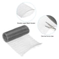 thumbnail image 3 of Unique Bargains 5inx10ft Wire Mesh Hole Fill Fabric Stainless Steel Mesh Double Layer Blocker Mesh Screen, 3 of 4