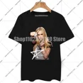 thumbnail image 1 of T-shirt à Manches Courtes Summer Rock Avril Lavigne Col Rond Hommes et Femmes Fans Mode Décontractée Vintage Street T-shirt FJH, 1 of 5