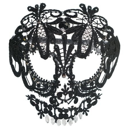 Black Lace Skeleton Mask