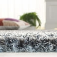 thumbnail image 5 of SAFAVIEH Cloud Carson Distressed Polyester Shag Area Rug, Gray/Blue, 5'3" x 7'7", 5 of 8