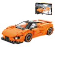 thumbnail image 1 of Racing Building Blocks Kit, Building Blocks Robot Toy, Teen Sports Car Model Gift-week, 1 of 4