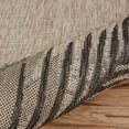 thumbnail image 6 of 5â€™ x 7â€™ Beige Palm Leaves Indoor Outdoor Area Rug, 6 of 9