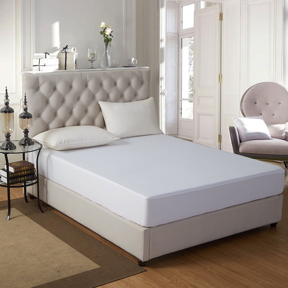 JML Soft Waterproof Fitted Mattress Protector, Twin