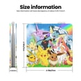thumbnail image 3 of Pofeuu Pokemon for Portable Pocket Makeup Mirror PU Cover Compact Travel Mirror with Normal and Magnifying Double Sided Glass-Round Shape-Square, 3 of 9