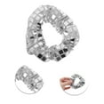 thumbnail image 3 of Unique Bargains 1 Pc Elegant Square Sequins Scrunchies for Home Silver Tone, 3 of 5