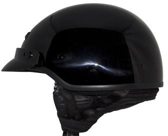 Large ZOX ST-224 /‘Banos STG Street/’ Glossy White Motorcycle Half Helmet