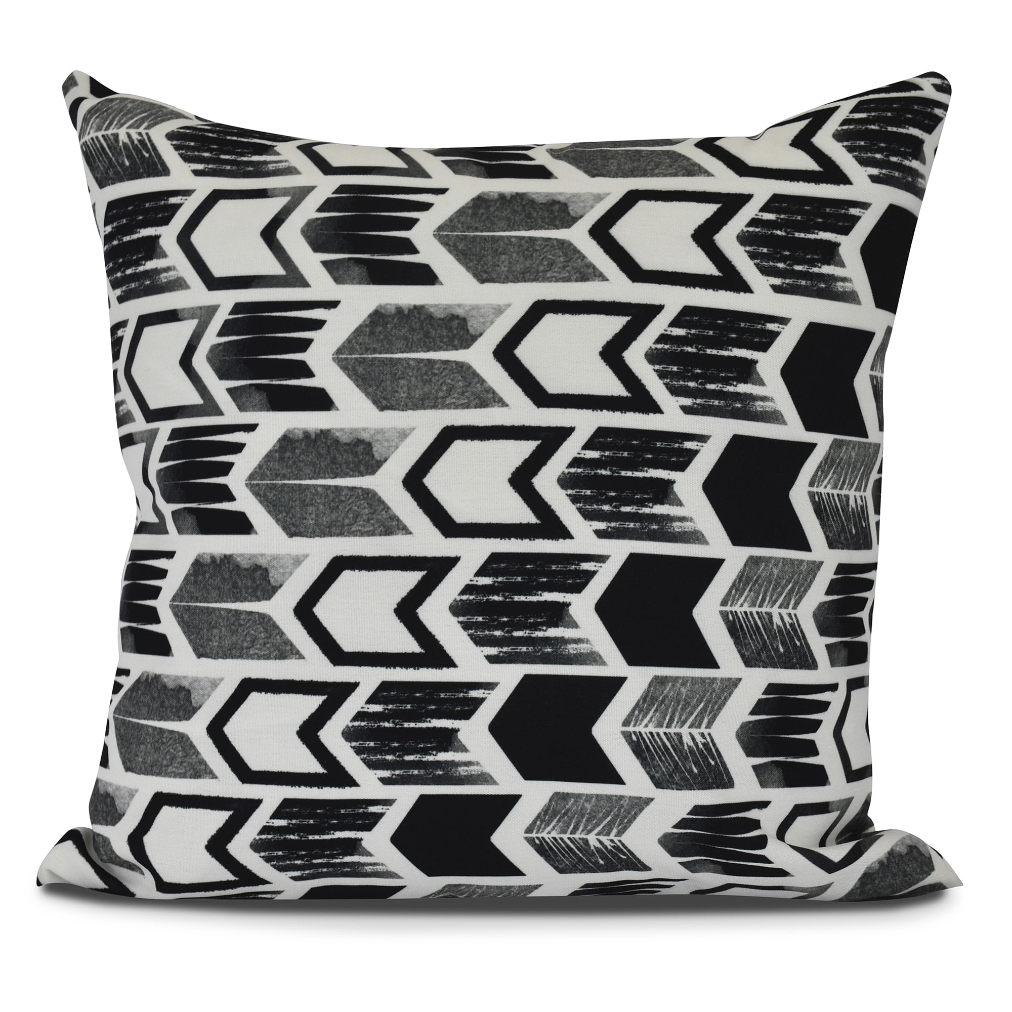 Arrow Geometric Print Pillow