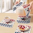 thumbnail image 5 of 4th of July Country Star Pot Holders for Kitchen Heatproof Potholder, 5 Pack Independence Day Patriotic Red Blue Plaid Hot Pads Multipurpose Oven Pads Cloth Potholders Trivet for Cooking Baking, 5 of 8
