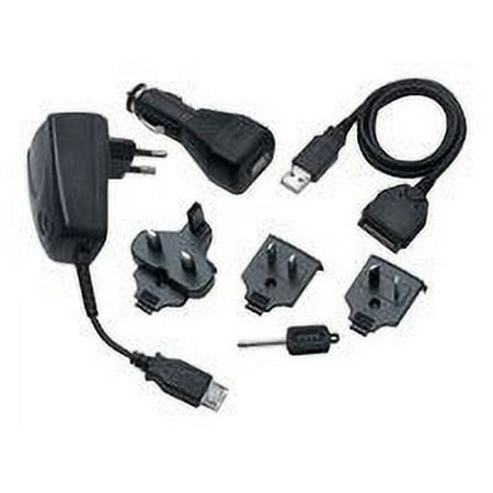 Micro Innovations Worldwide PDA 4-in-1 Travel Kit - Power adapter - AC / car / airplane