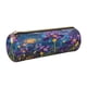 thumbnail image 1 of Disketp Cosmic Purple Irises Estuche Organizador de Lápices de Cuero, Estuche de Oficina con Cremallera para Bolígrafo y Lápiz, 1 of 6