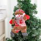 thumbnail image 4 of Adornos navideños de felpa para árbol de Navidad, muñeco de peluche, alce, Papá Noel, muñeco de nieve, decoración colgante, 4 of 4