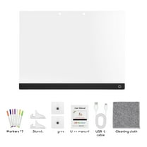 Led Drawing Board(7 Color Pens),2025 New Led Board,Drawing Board - with Adjustable Stand for Office School Home - 7.87 * 11.81 in