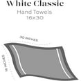 White Classic Luxury Green Bath Hand Towels Soft Cotton High