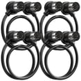 thumbnail image 1 of Heams Paquete De 4 Cables Midi Premium En Ángulo Recto Perfil Bajo De 1 Pie Para Ahorrar Espacio Cables Midi Transmisión Estable Y Rápida Y Cable Din De 5 Pines De Larga Duración Ideal Para Interfaz M, 1 of 5