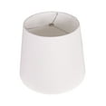 Better Homes & Gardens 10"D x 14"W x 11"H Tall White Linen Fabric Drum