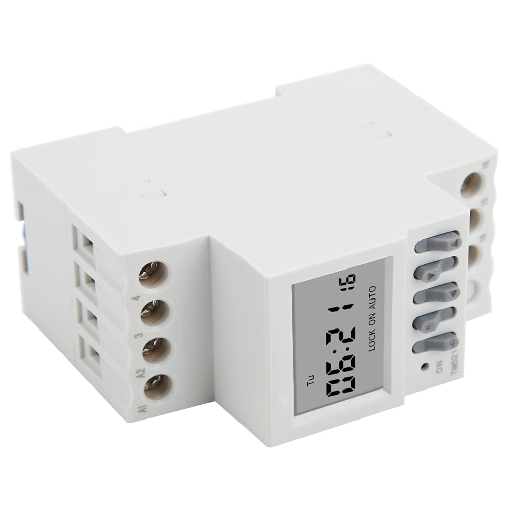 TM621 Digital Time Switch Relay Power Switch Timer Din Rail With