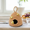 thumbnail image 5 of Bee Decor 3-Piece Set - Vintage Honey Bee Hive & Honeycomb Wall Decor - Rustic Farmhouse Spring Decorations for Kitchen, Mantel & Coffee Bar - for Bee Day Celebrations, 5 of 6