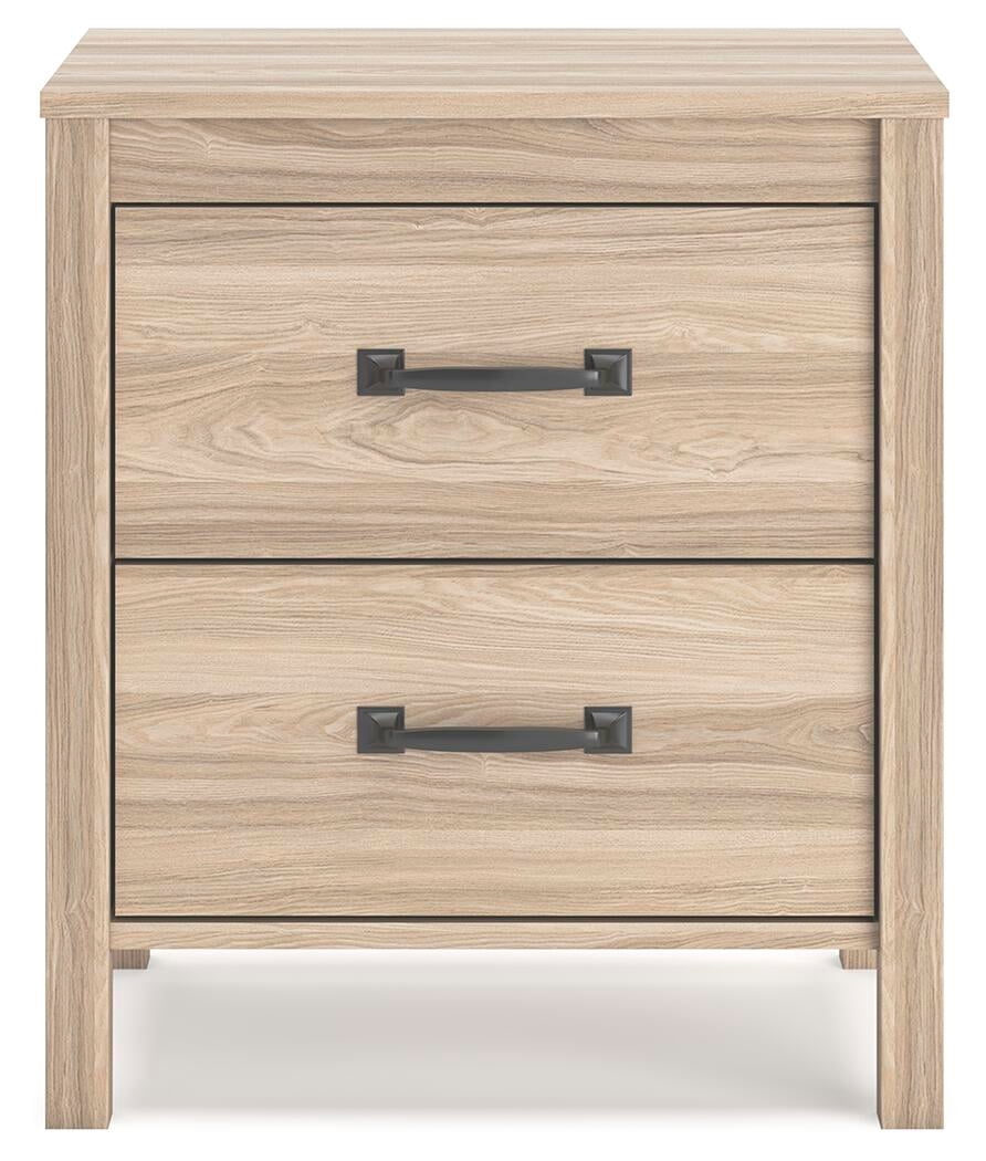 Signature Design by Ashley Battelle 2 Draewr Nightstand, Tan