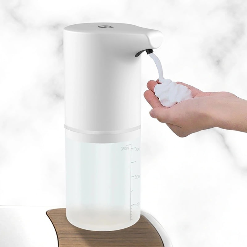 Automatic Foam soap Dispenser 300ML USB Charge Touchless Hand Soap Dispenser for Bathroom Kitchen