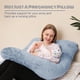 thumbnail image 3 of Almohada de embarazo Chilling Home en forma de U, color gris, 3 of 7