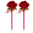 thumbnail image 1 of 2pcs Portable Writing Neutral Pens Flower Sign Pens Office Writing Ballpoint Pens, 1 of 3