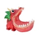 thumbnail image 5 of Figura de dinosaurio para mesa, caja de almacenamiento, contenedor de artículos diversos, dibujos animados decorativos Rojo, 5 of 9