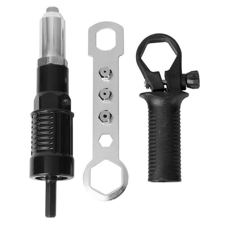 

Rivet Adaptor Electric Rivet Nut Adaptor Drill Adapter Cordless Riveting Tool Insert Nuts Connector Head Tools Riveter Conversion Tool
