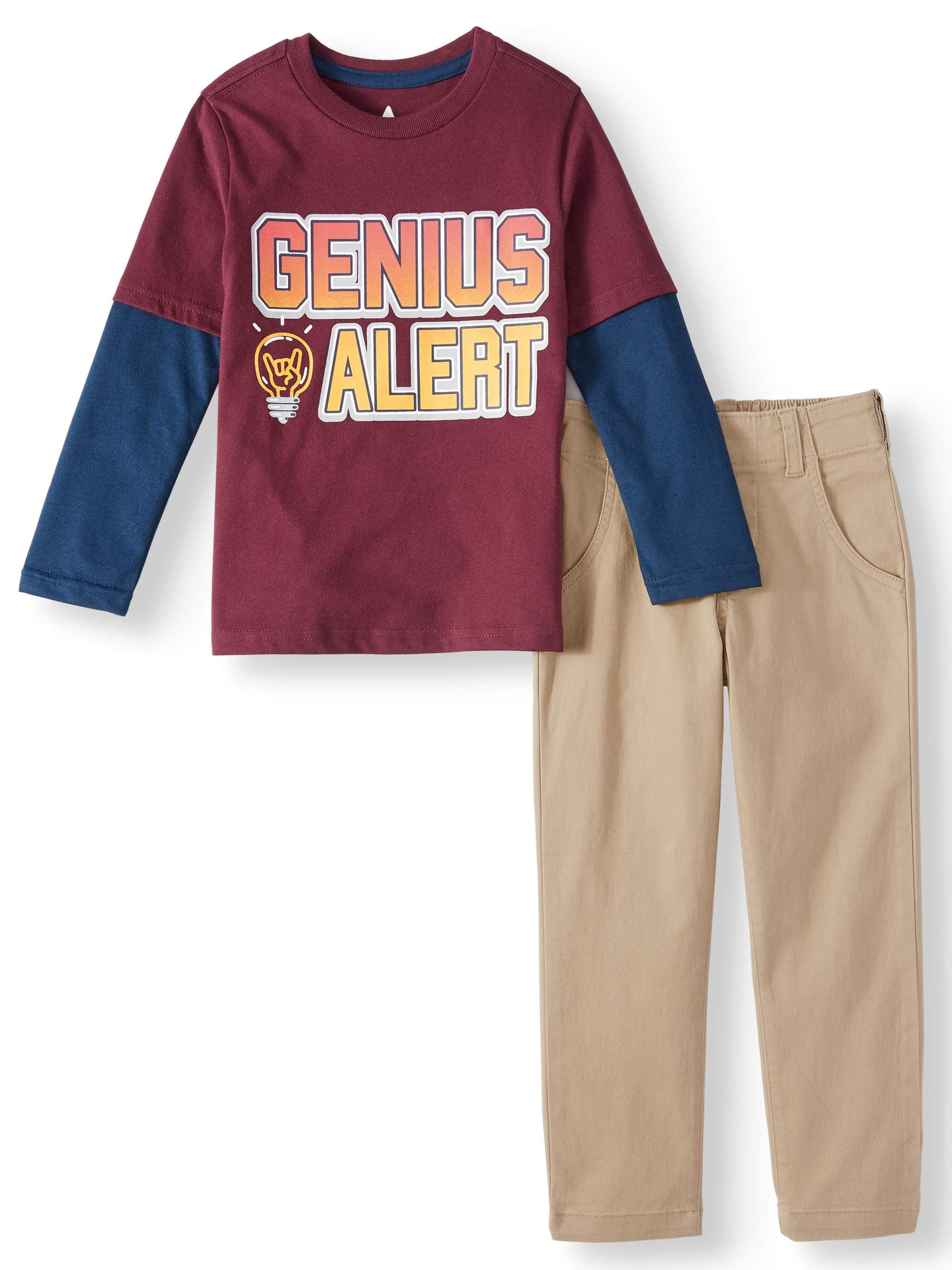 68 365 Garanimals Boys Athletic Pants Brown Size 4